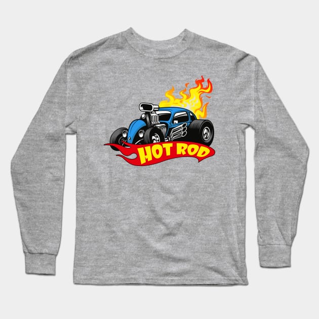 HOT ROD Long Sleeve T-Shirt by theanomalius_merch